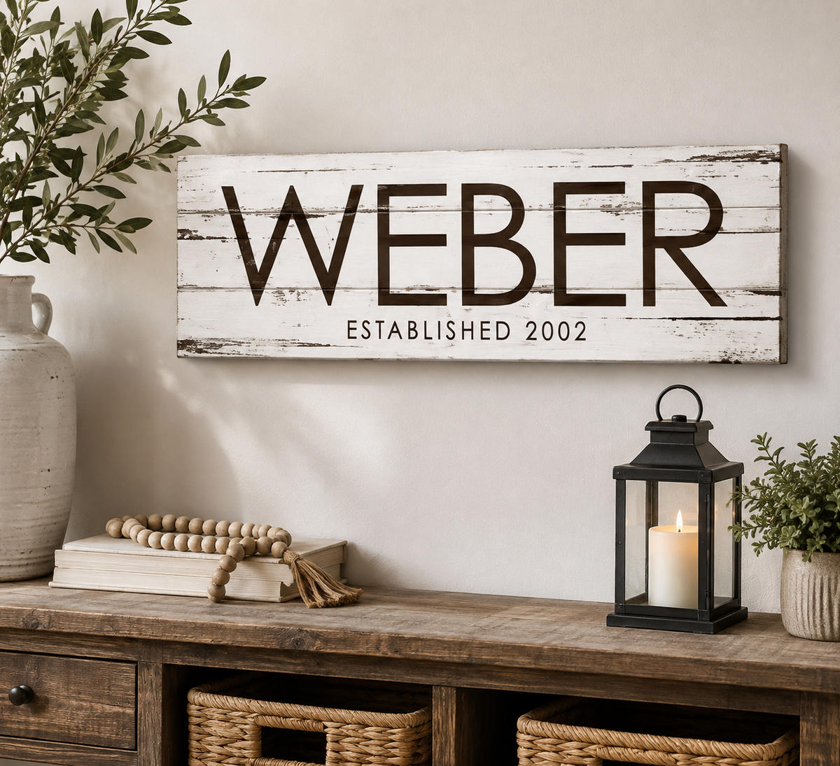 Personalized Family Name Canvas