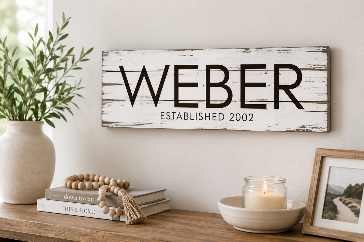 Personalized Family Name Canvas