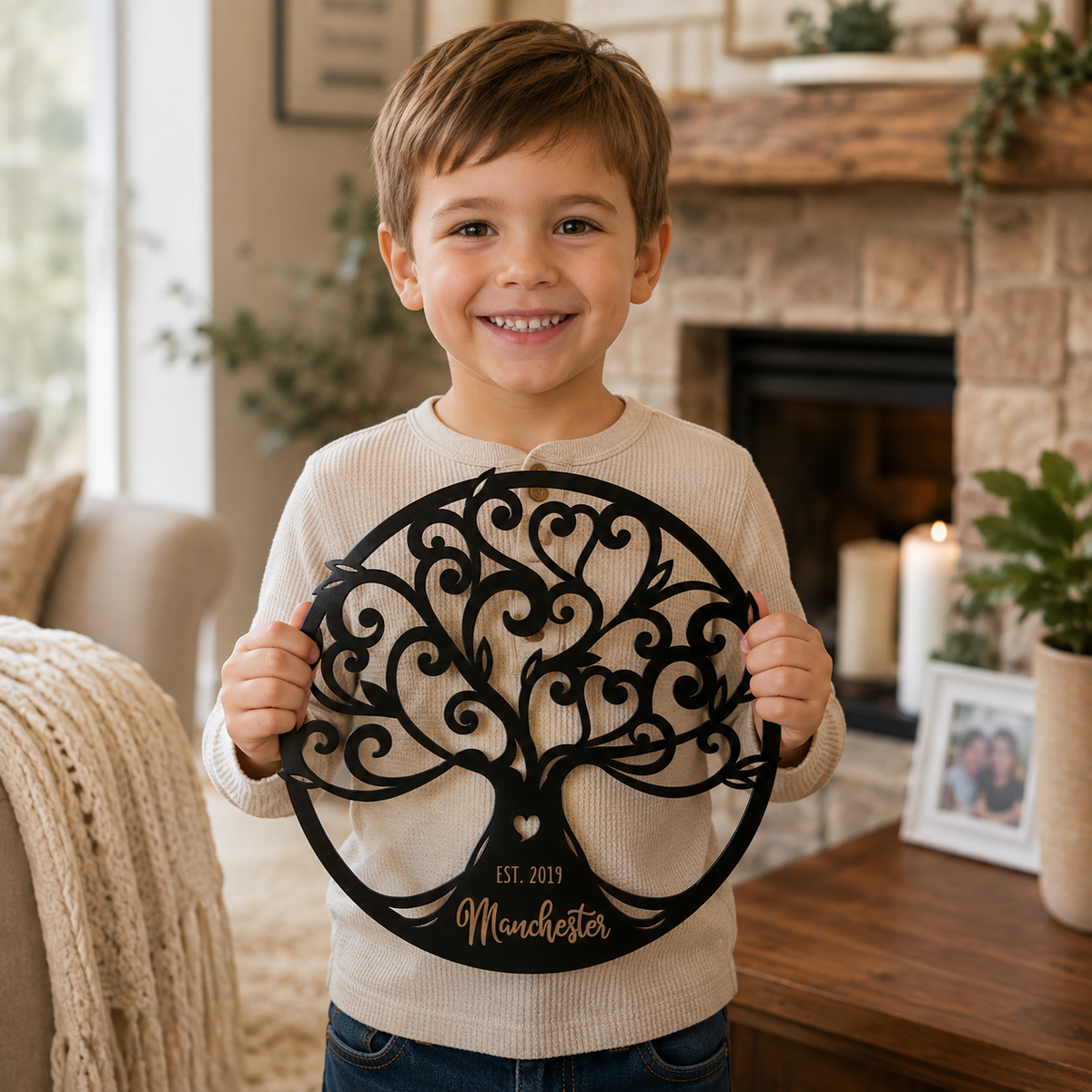 Personalized Family Tree Plaque