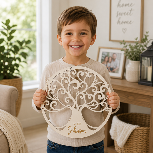 Personalized Family Tree Plaque