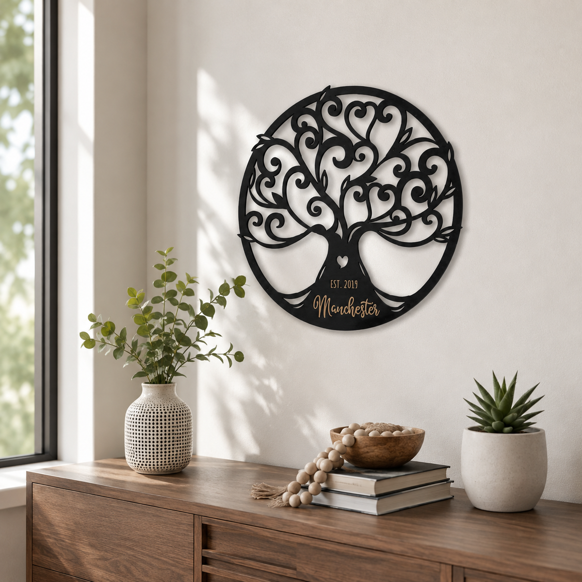 Personalized Family Tree Plaque