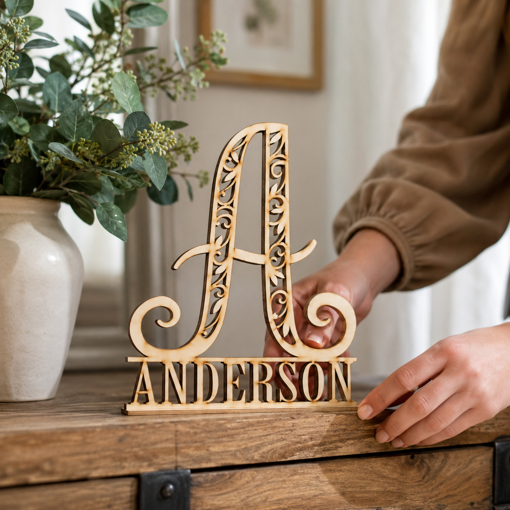 Personalized Family Name Plaque