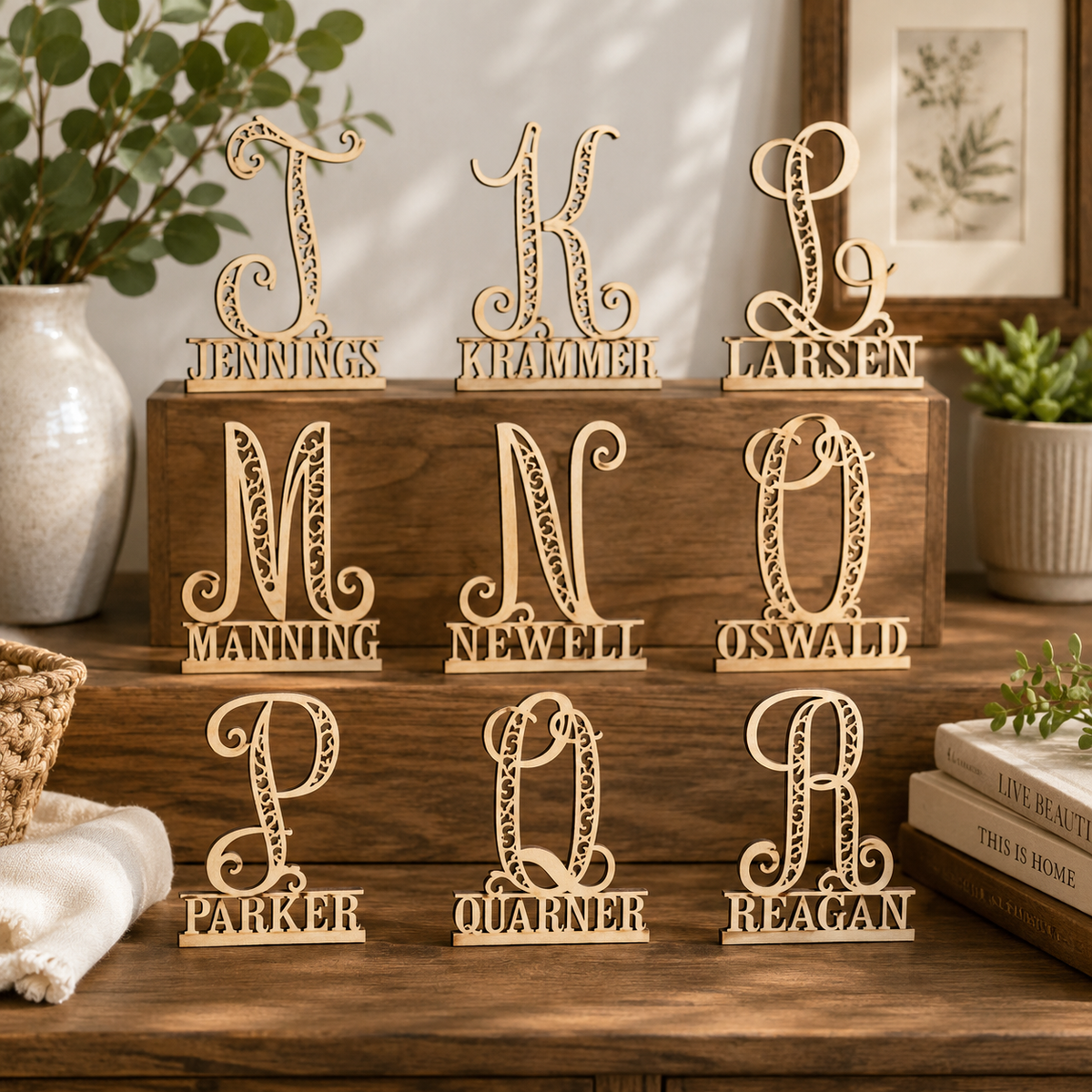 Personalized Family Name Plaque