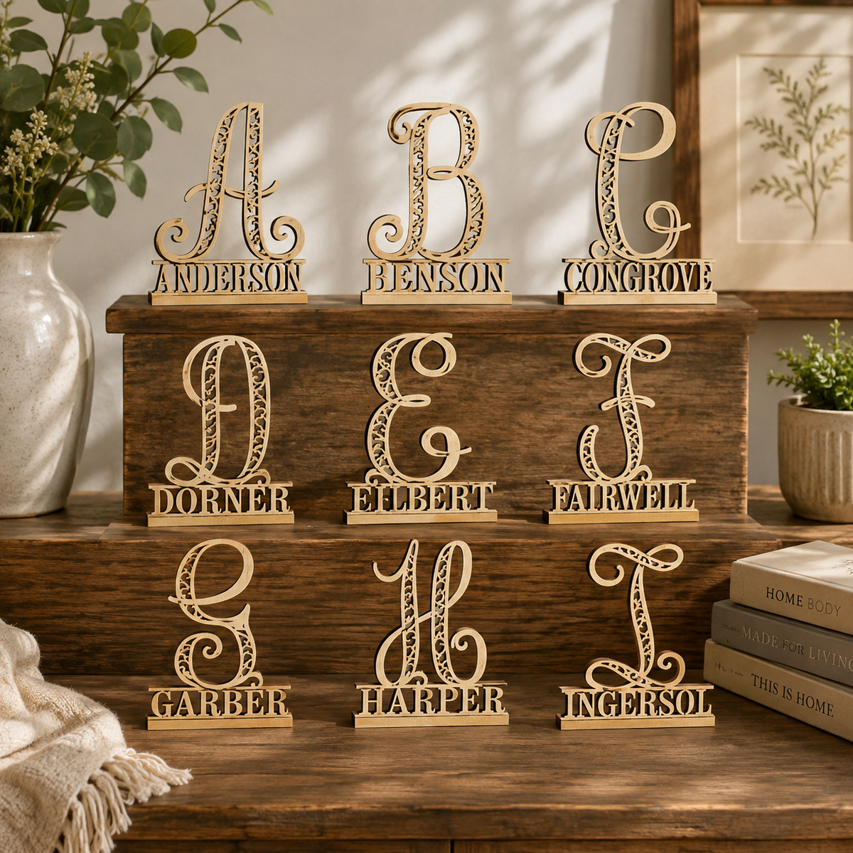 Personalized Family Name Plaque